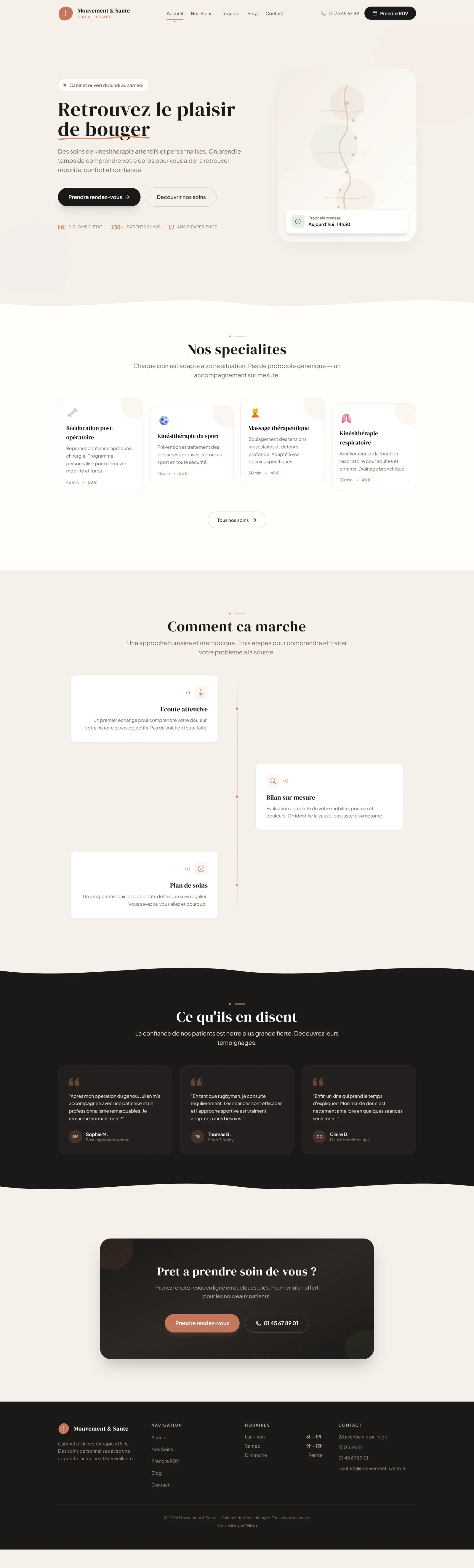 Cabinet Kiné Martin - Aperçu principal